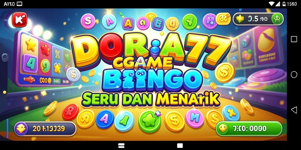 Screenshot gameplay DORA77 menampilkan suasana seru permainan Bingo.