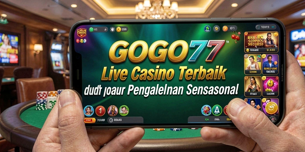 Tampilan menarik dari gameplay Live Casino di GOGO77.