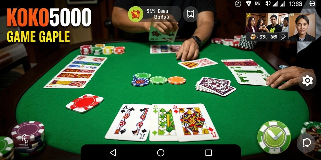 Tampilan gameplay KOKO5000 dengan grafik menarik dan interaksi seru.