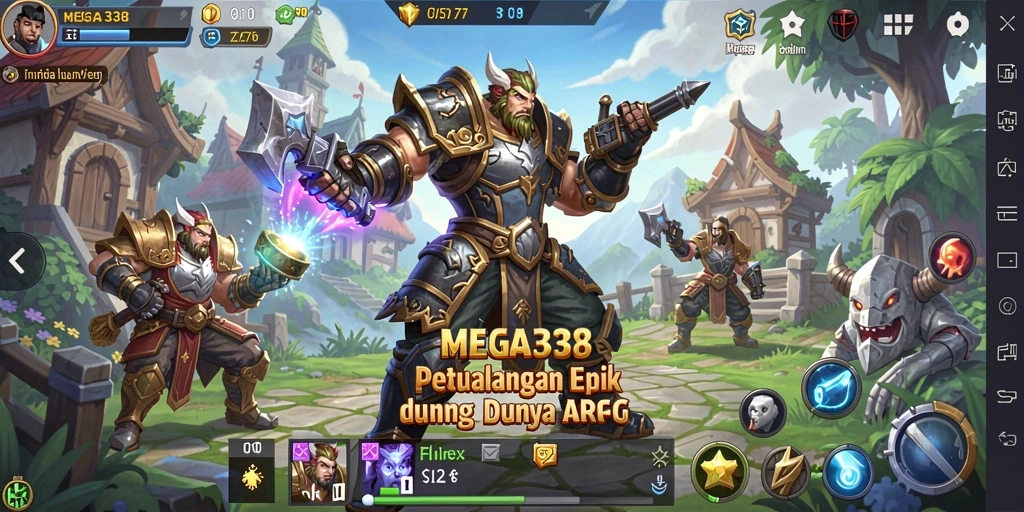 Gameplay ARPG yang intens dan memukau di MEGA338.