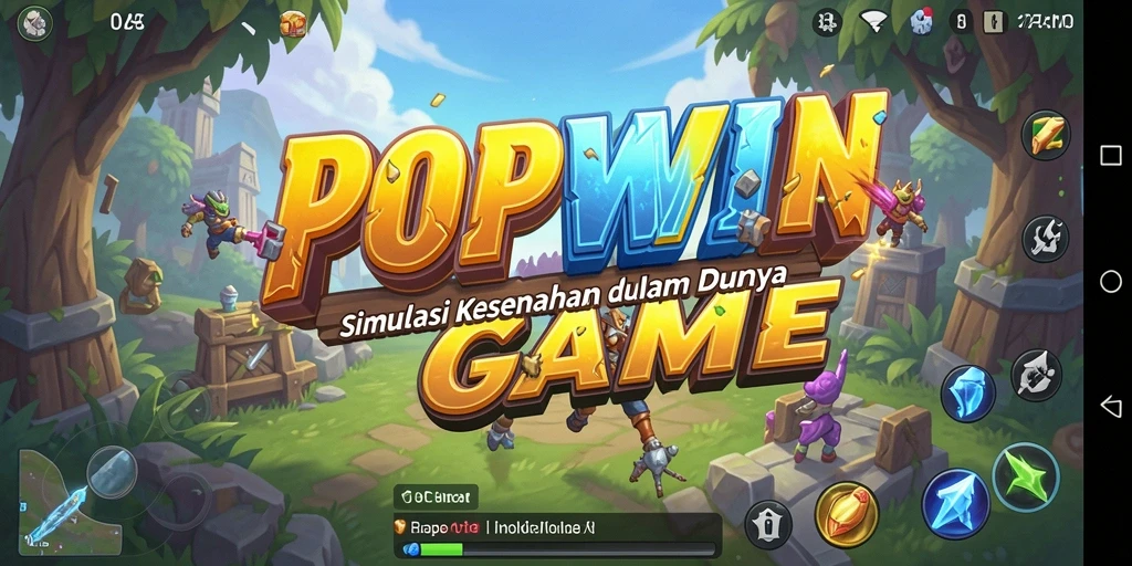 Tampilan gameplay <strong>POPWIN</strong> dengan grafis yang memukau.