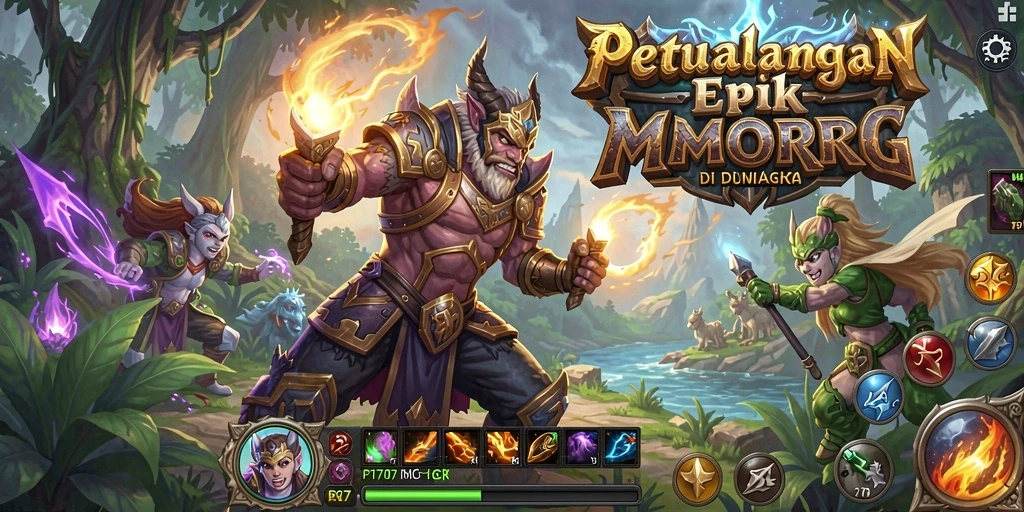 Tampilan gameplay PT707 dengan petualangan seru.