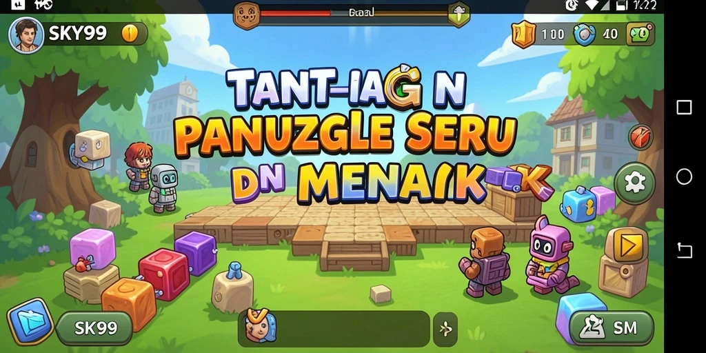 Tampilan gameplay <strong>SKY99</strong> yang menantang dan penuh warna.