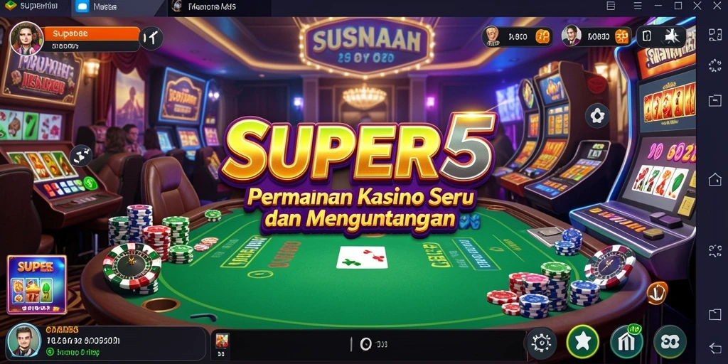 Gameplay menarik SUPER5 yang memikat para pemain Kasino.