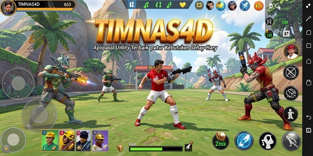 Tampilan aplikasi TIMNAS4D dengan fitur pengelolaan waktu yang efektif.