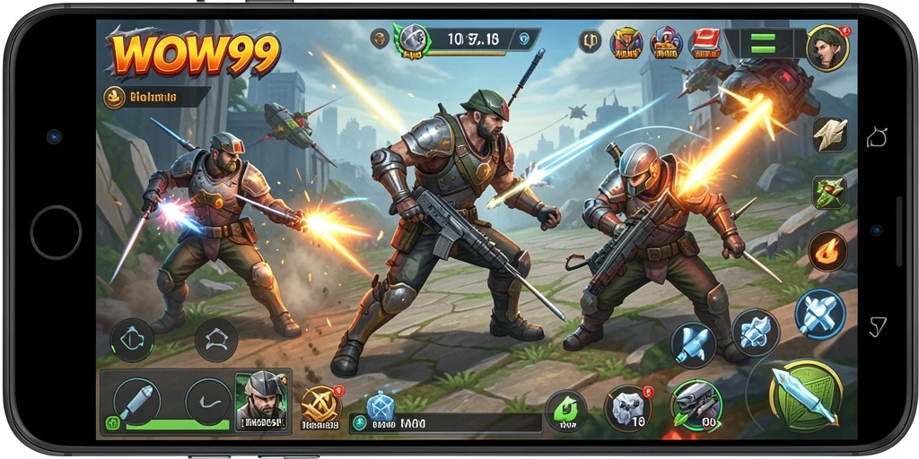 Screenshot gameplay WOW99 menampilkan aksi strategi yang mendalam.