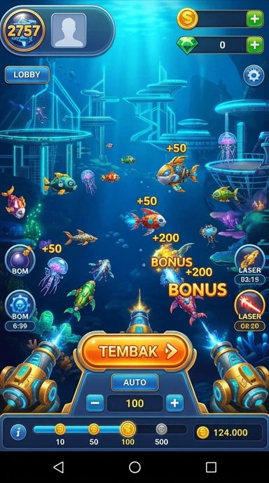 Tangkapan layar antarmuka aplikasi 2757 yang ramah pengguna.